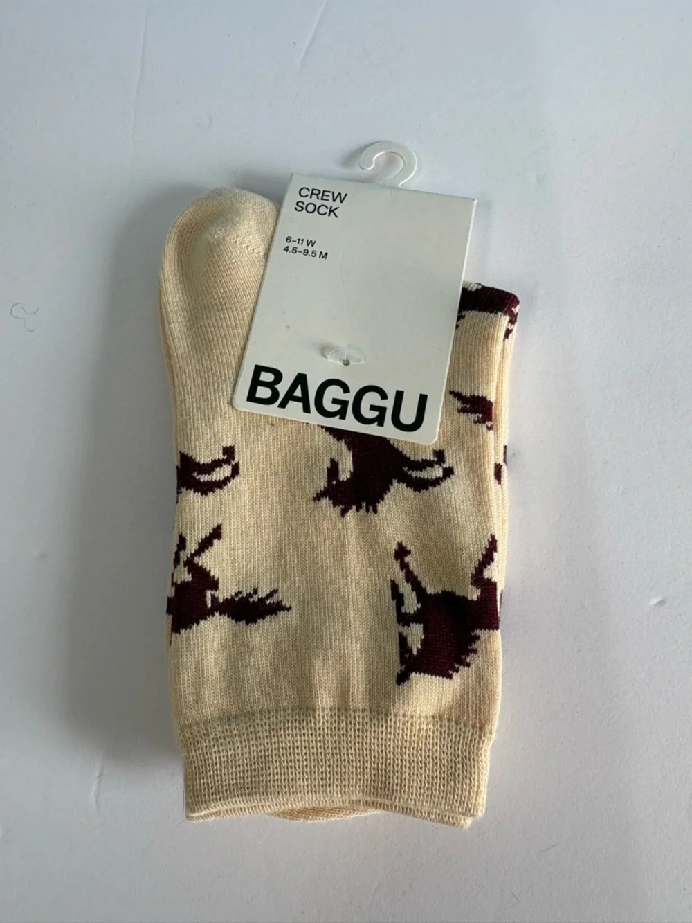 NWT BAGGU Crew Socks